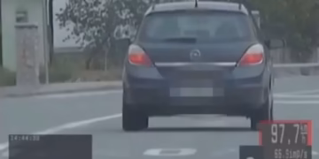 NASILNIČKA VOŽNJA PORED ŠKOLE: Uhvaćen vozač koji je u Požegi vozio 97 km/h