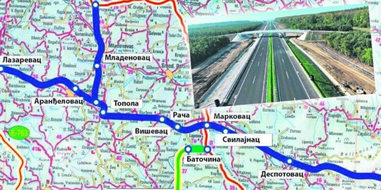 Nova saobraćajnica Vožd Karađorđe spaja Mali Požarevac i Aranđelovac