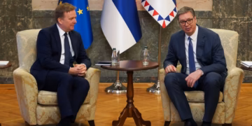 VUČIĆ: Završio razgovor sa Sorensonom i upozorio na ugrožena prava srpskog naroda