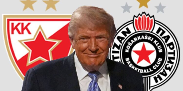Donald Tramp podržava Partizan i Crvenu zvezdu ovog vikenda