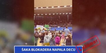 Incident: Grupa blokadara napala decu tokom protesta