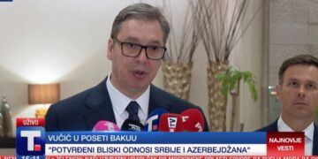 Predsednik Vučić iz Bakua: ‘Gasna elektrana u Nišu ključna za privredu Srbije’ (VIDEO)
