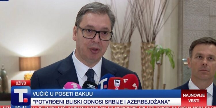 Predsednik Vučić iz Bakua: ‘Gasna elektrana u Nišu ključna za privredu Srbije’ (VIDEO)