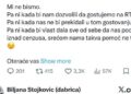 Razvod blokadera i opozicije: Kandidatkinja koja je propala podržala napade na Mariniku