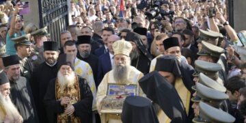Spasovdanska litija u Beogradu pod vođstvom patrijarha Porfirija