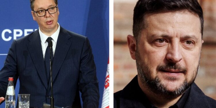 Aleksandar Vučić i Vladimir Zelenski daju izjave nakon razgovora