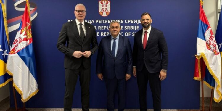 Ambasador Todorov ugostio predsednika OKS Tomaševića u Bosni i Hercegovini