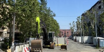 Radovi u Bulevaru despota Stefana: Pripremna faza napreduje prema planu, sa jednim kolovozom za sva vozila