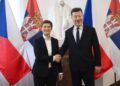 Brnabić u Pragu: Sastanak s predsednikom Parlamenta Češke, Tomiom Okamurom (FOTO)