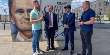 Čarli Kirk u Beogradu: Mural u znak podrške borcima za bolji svet
