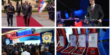 Predsednik Vučić uručio medalje i istakao značaj poštovanja policije u svom obraćanju