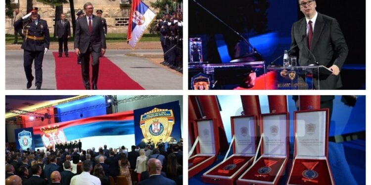 Predsednik Vučić uručio medalje i istakao značaj poštovanja policije u svom obraćanju