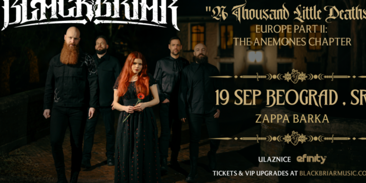 Koncert grupe Blackbriar na Zappa barki 19. septembra