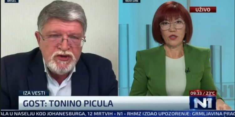 Picula izražava zabrinutost zbog neuvođenja sankcija Rusiji i uticaja na strateški dijalog Srbije i SAD