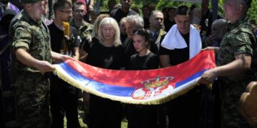 Sahranjen Milovan Jovanović, stariji vodnik poginuo u bazi UN u Libanu