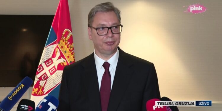 Vučić se obraća iz Gruzije: Tema razgovora sa predsednikom Gruzije o bilateralnim odnosima (FOTO/VIDEO)