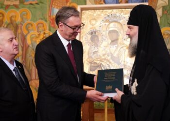 Vučić o sastanku sa patrijarhom Šiom: Razgovor o brizi i razumevanju pozicije Srbije uz prisustvo Bogorodičine ikone sa Hilandara