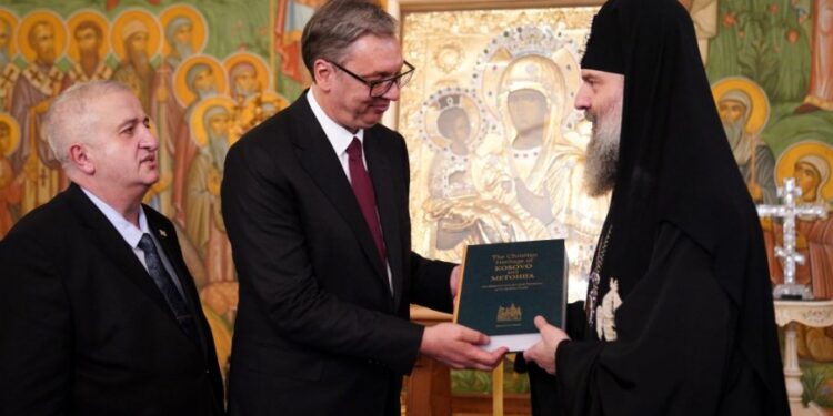 Vučić o sastanku sa patrijarhom Šiom: Razgovor o brizi i razumevanju pozicije Srbije uz prisustvo Bogorodičine ikone sa Hilandara