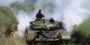 Redovna obuka tenkista Vojske Srbije na poligonu kod Niša