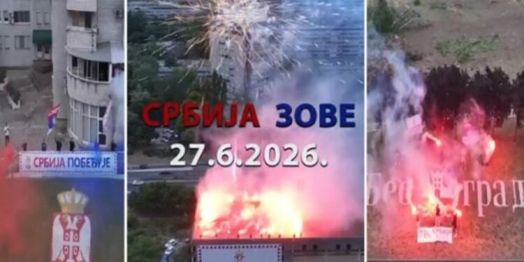 Beograd šalje snažnu poruku pred 27. jun: ‘Srbija pobeđuje’ vidljivo širom grada