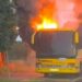 Autobus izgoreo u požaru: Uzrok incidenta u procesu istrage (VIDEO)