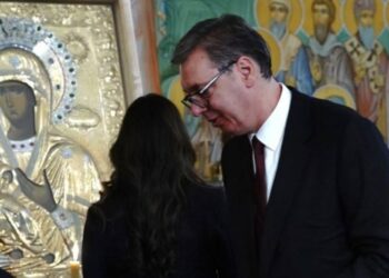 Aleksandar Vučić posetio manastir Svetog Đorđa u Alaverdiju, Gruzija
