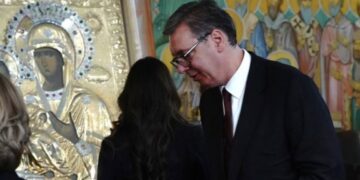 Aleksandar Vučić posetio manastir Svetog Đorđa u Alaverdiju, Gruzija