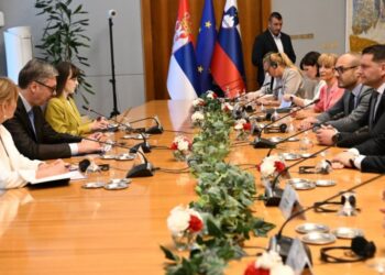 Predsednik Vučić se sastao sa predsednikom Državnog zbora Slovenije Stevanovićem: Jačanje bilateralnih odnosa Srbije i Slovenije