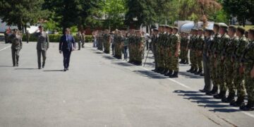 Ministar Gašić prisustvovao polaganju zakletve vojnika generacije „jun 2026“ u Leskovcu