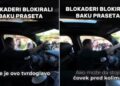 Baku Prasetu napali blokaderi tokom protesta