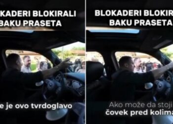 Baku Prasetu napali blokaderi tokom protesta