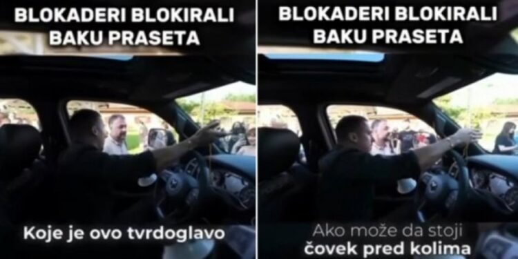 Baku Prasetu napali blokaderi tokom protesta