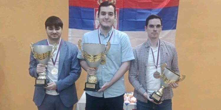 Završeno prvenstvo Srbije u šahu: Bojan Maksimović osvojio titulu šampiona