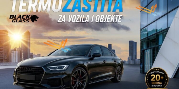 Black Glass uvodi termoizolacione folije sa 80% zaštite od toplote za stakla vašeg vozila