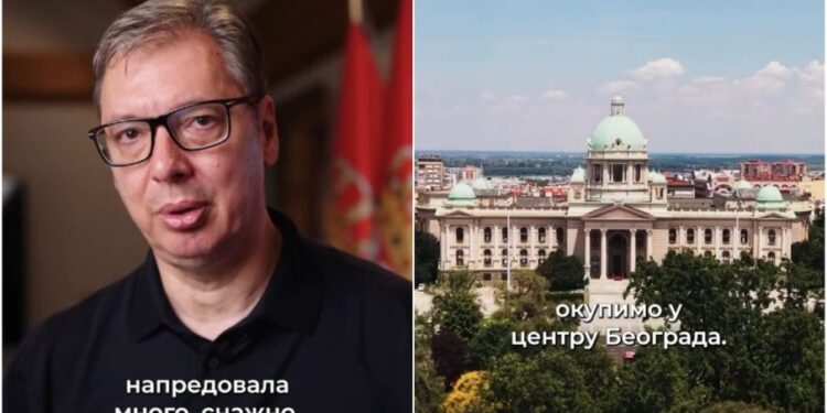 Vučić pozvao građane na skup 27. juna kako bi istakao važnost zajedništva i veru u Srbiju