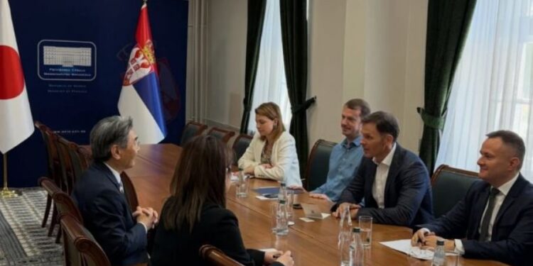 Razgovor između Malog i ambasadora Japana u Srbiji o iskustvima u organizaciji Ekspo