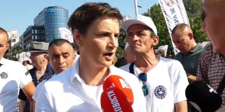 Ujedinjena Srbija ključna poruka Vučića, ističe Brnabić