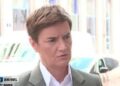 Ana Brnabić se obratila javnosti iz Brisela