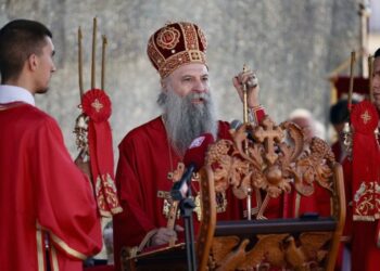Patrijarh Porfirije i pastor Berns u poseti srpskim svetinjama