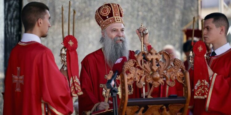 Patrijarh Porfirije i pastor Berns u poseti srpskim svetinjama