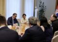 Sastanak predsednika Vučića i Stefanučuka u Beogradu