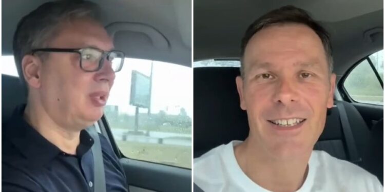 Vučić objavio novi snimak sa Sinišom Malim tokom obilaska eksponata