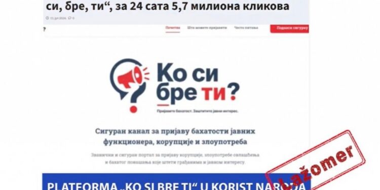 Platforma „Ko si bre ti“ kao alat za dobrobit građana
