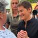 Sledeći izbori u Srbiji smatraju se najvažnijima u istoriji, poručila Brnabić u Leštanima