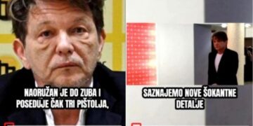 Naoružan do zuba: glumac Blokade sa tri pištolja
