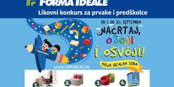 Dečiji likovni konkurs „Moja idealna soba“ za predškolce i prvake u Srbiji