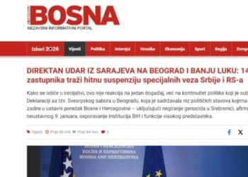 Sarajevo zahteva ukidanje Republike Srpske, pretnje srpskom narodu
