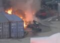 Helikopter se srušio u predgrađu Los Anđelesa, tri osobe izgubile život