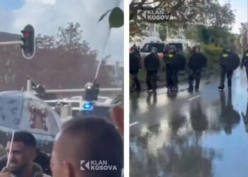Sukob policije u Hagu sa pristalicama OVK ispred Suda