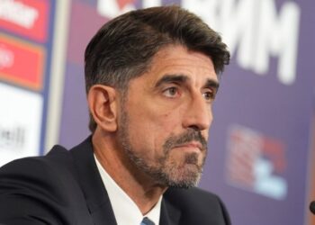 Veljko Paunović, selektor Srbije, obraća se javnosti pred meč sa Grčkom